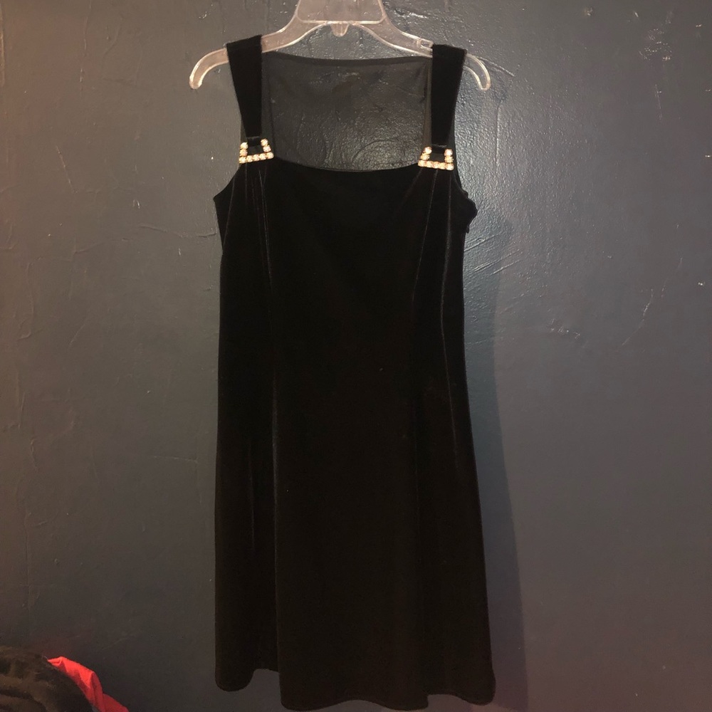 Jessica McClintock Velour Dress